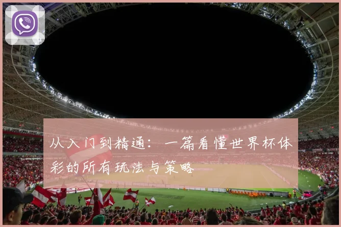 从入门到精通:一篇看懂世界杯体彩的所有玩法与策略